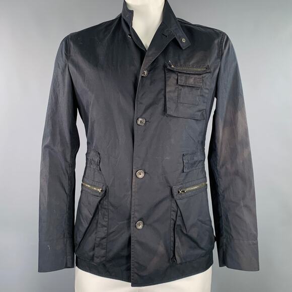 JIL SANDER Size 42 Black Parka Jacket - Picture 1 of 5